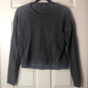 Alo gray sweat shirt size small